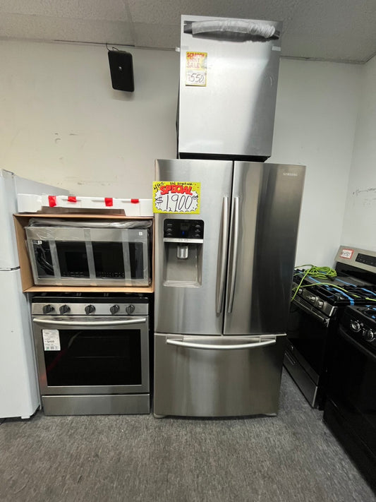 🔥Flash Sale🔥 Special Offer | Samsung kitchen combo / furnished Refrigerator, gas range, New microwave and dishwasher -💥4 appliances💥#RFGSDWMC12L