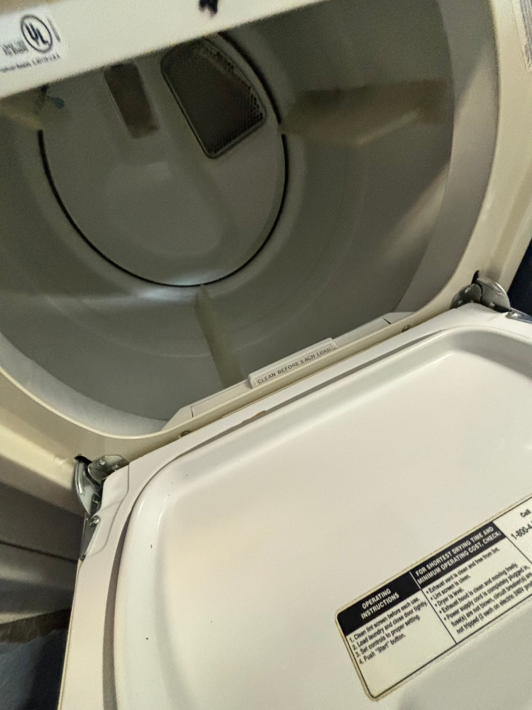 *🎄🎄Christmas sale 🎅 Kenmore off white -top load electric  dryer side by side large capacity 27" Refurbished -used  #EDK9DL