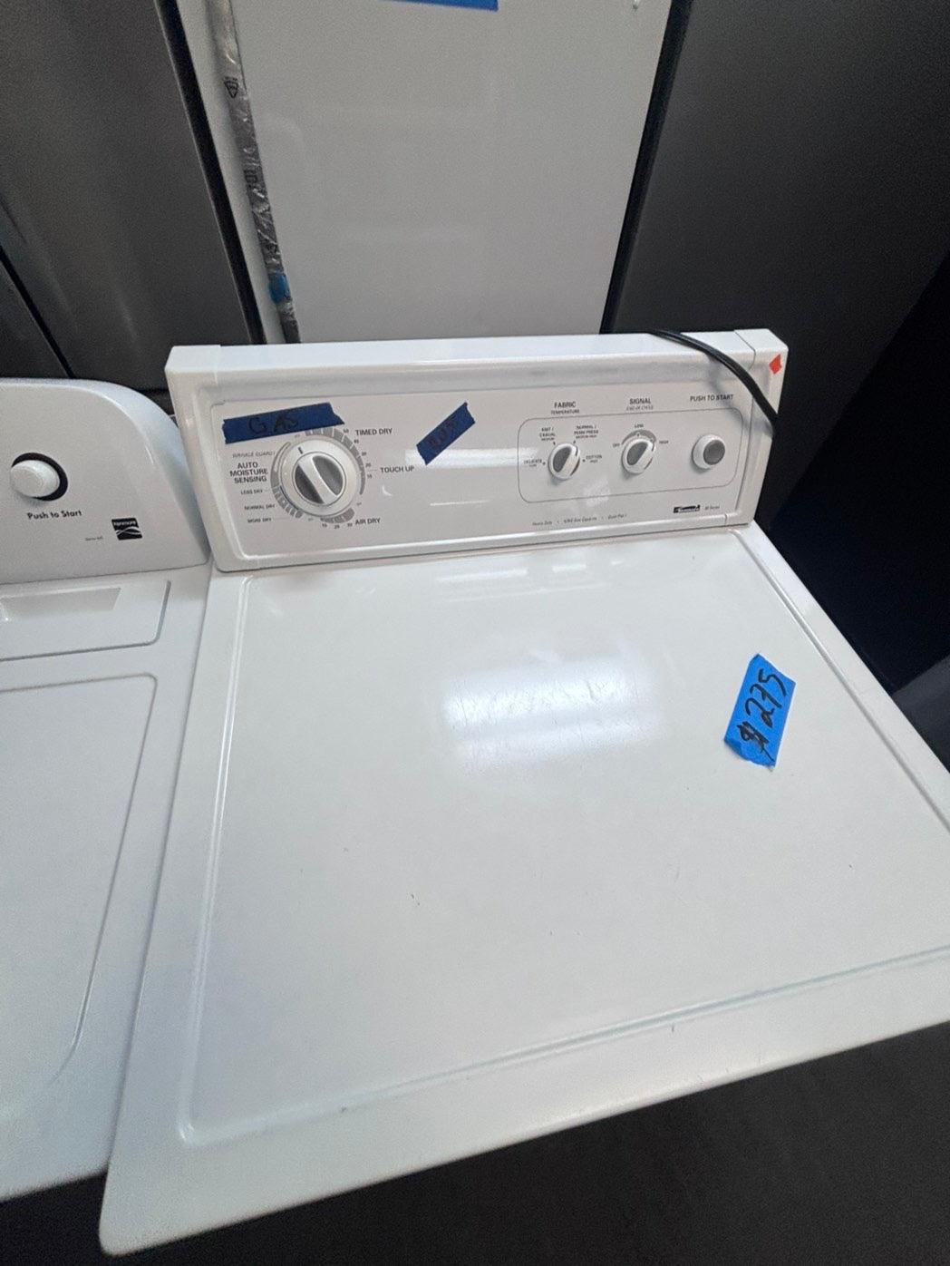 >>kenmore GAS dryer side x side large capacity 27" used-Refurbished #GDG76FL