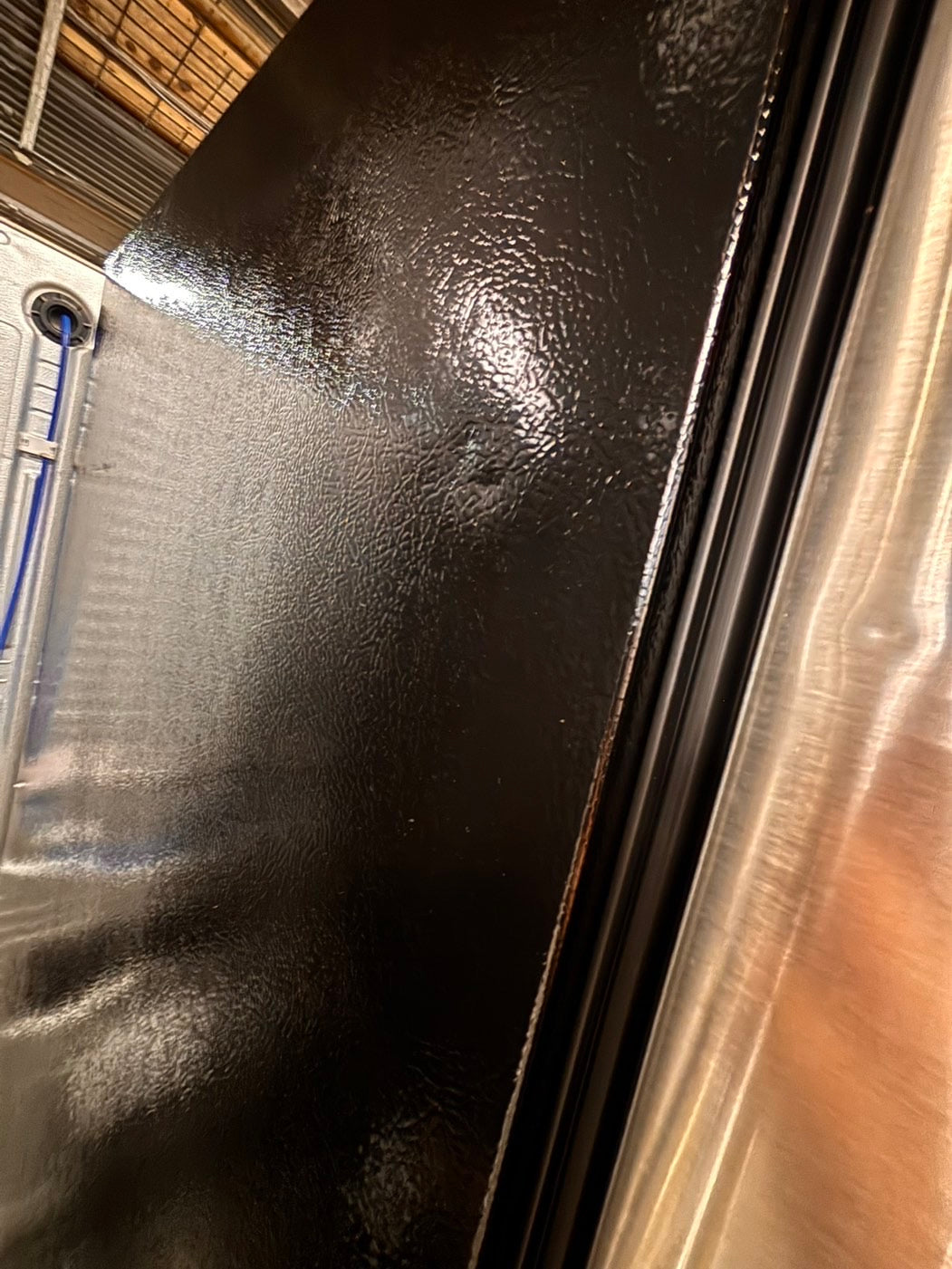 >*frigidaire  top freezer refrigerator stainless steel used-refurbished 30"x 681/2h #RF21ZRB