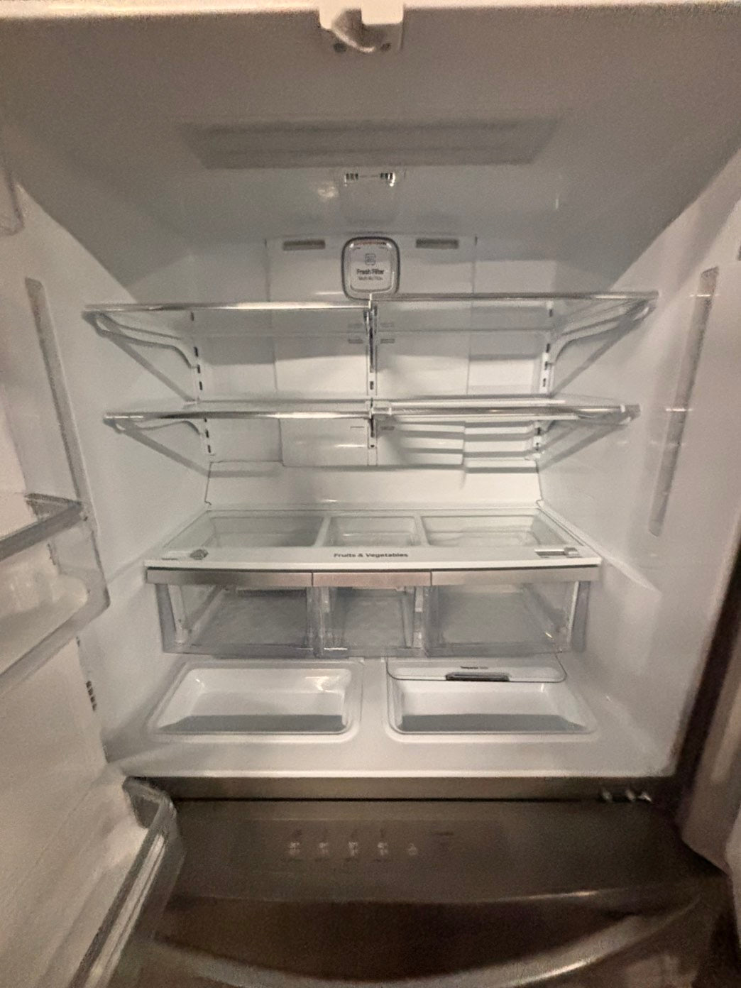 >sale🔥LG  French door 4-doors Refrigerator counter depth stainless steel w/ ice water dispenser great condition 36" used-refurbished #LGAW24BB