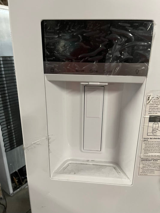 Open Box 📦 | scratch & dent Frigidaire French door refrigerator w/ice water dispenser in white 36" #RF504DB