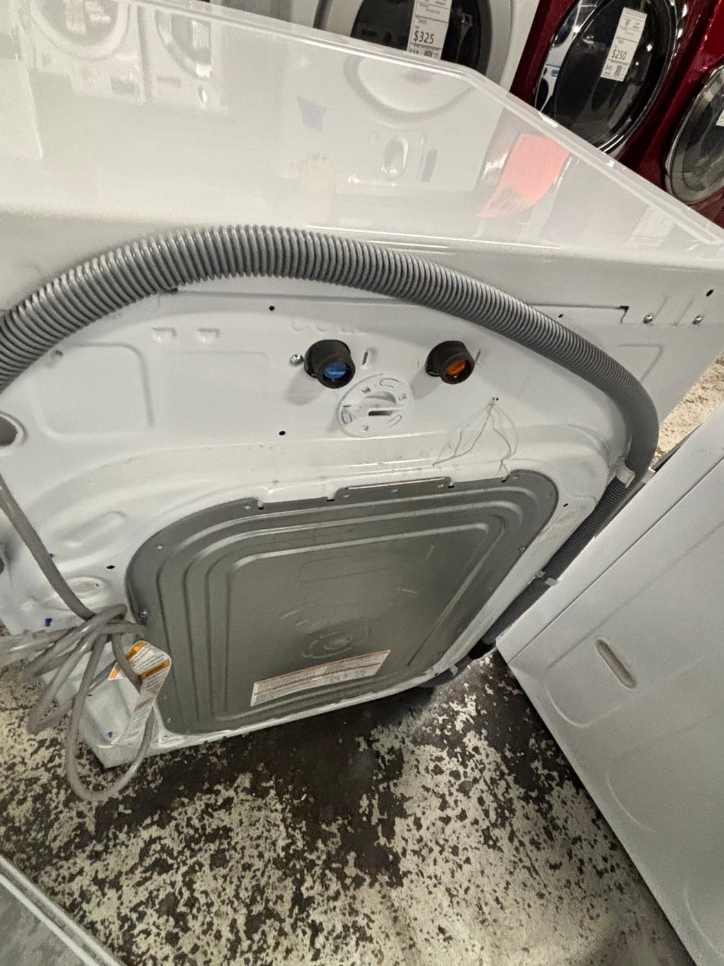 -LG new scratch and dent  open box front load stackable washer white  27" #FW167B