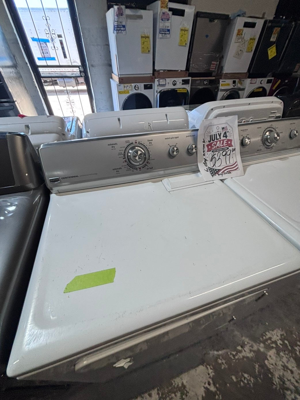 >*sale🔥maytag top load washer  & electric dryer 220v  set top load side by side #SPE2T1B