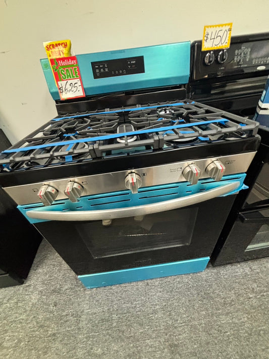 *🎄🎄Christmas sale 🎅 Open Box | Scratch & Dent Frigidaire Airfry convection oven Gas Range 5 burner with  in Stainless Steel #ERF536L