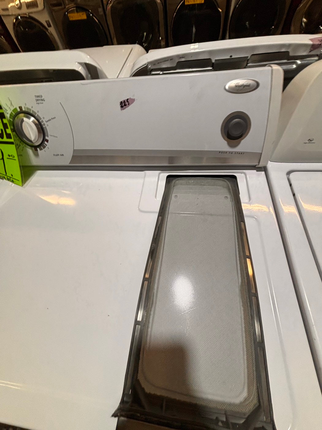 >*whirlpool top load washer  & electric dryer 220v  set top load side by side #TLW8TYB