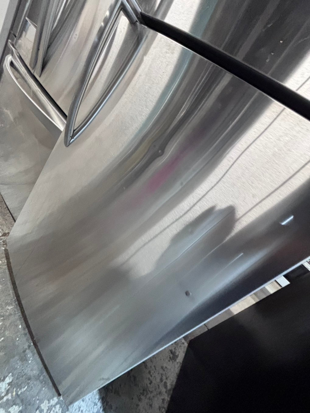 >*frigidaire  top freezer refrigerator stainless steel used-refurbished 30"x 66’’h #RFF819B