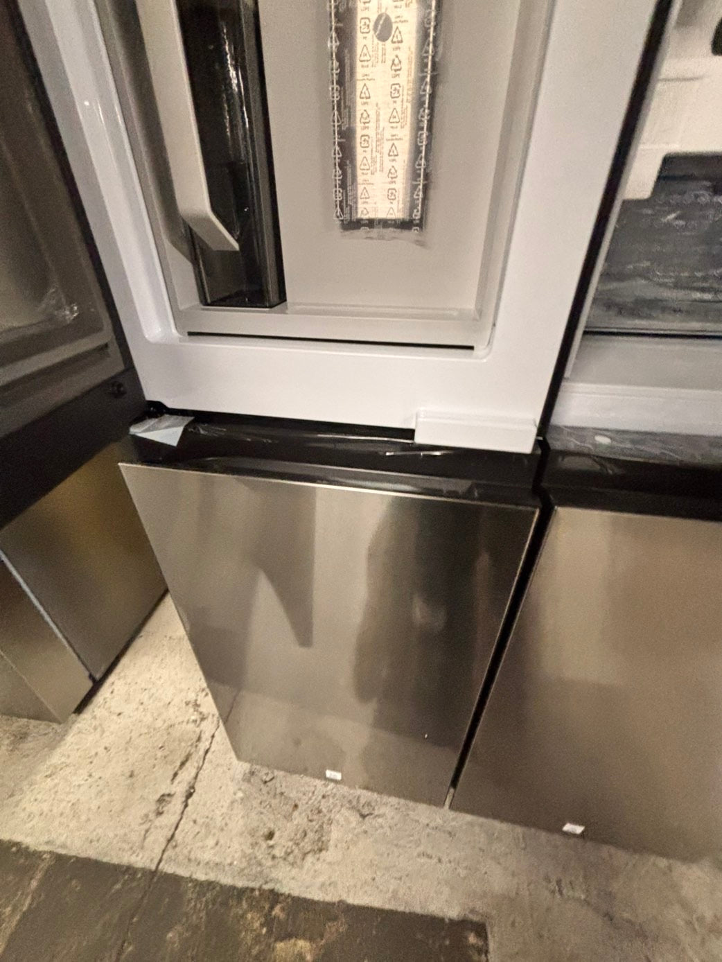 > New open box Samsung family hub 4-doors 📦 Refrigerator with ice maker & water dispenser - Stainless Steel #RZ29DFB