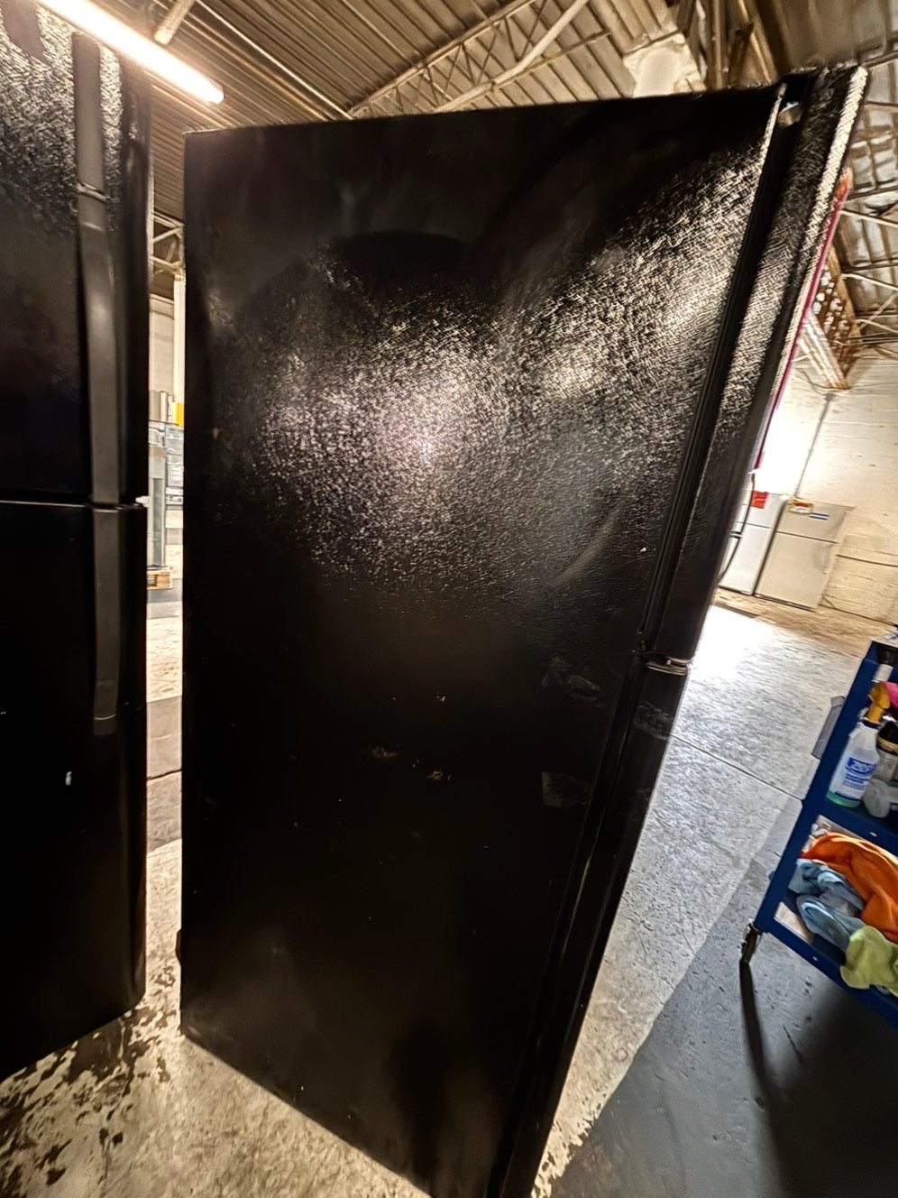 >sale🎈GE 30”18cu.ft -top freezer refrigerator black color   -used refurbished 30” #TGP2RPB