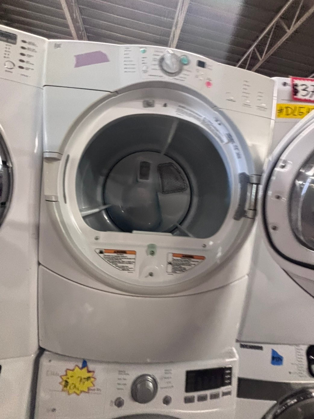 >*sale🔥whirlpool front load stackable electric 220v dryer in white  color used-refurbished 27" #DS999NB