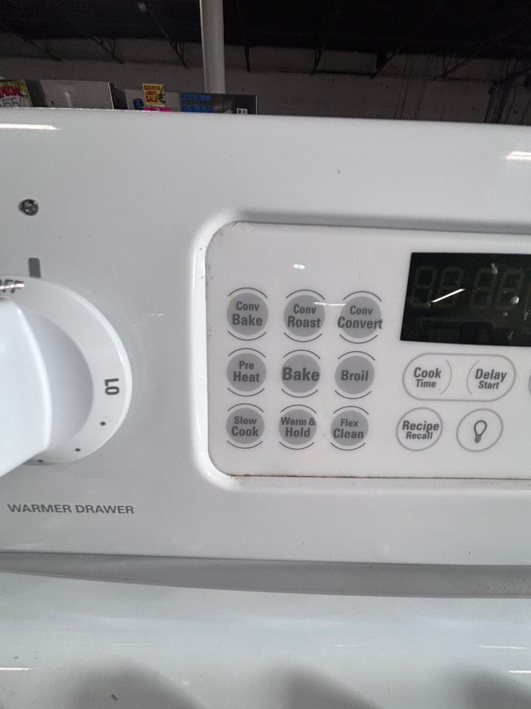 >kenmore Gas range 5 burner convection oven , bake broil Hi/Lo self clean in  white used-Refurbished 30” #KG3PRB