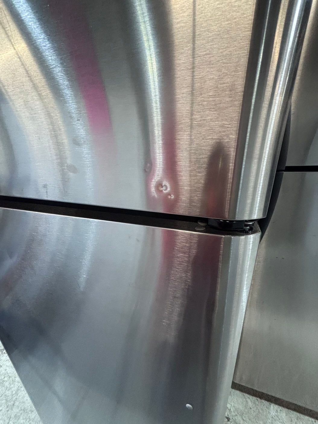 >>Frigidaire 21cu.ft -top freezer refrigerator stainless steel -used refurbished 30” #RFP16B