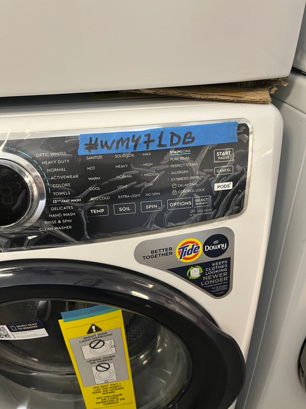 🎉🎉🥳=Electrolux New scratch&Dent open box front load washer& dryer set large capacity energy start , steam in white mix&match set    #WMSET94BL