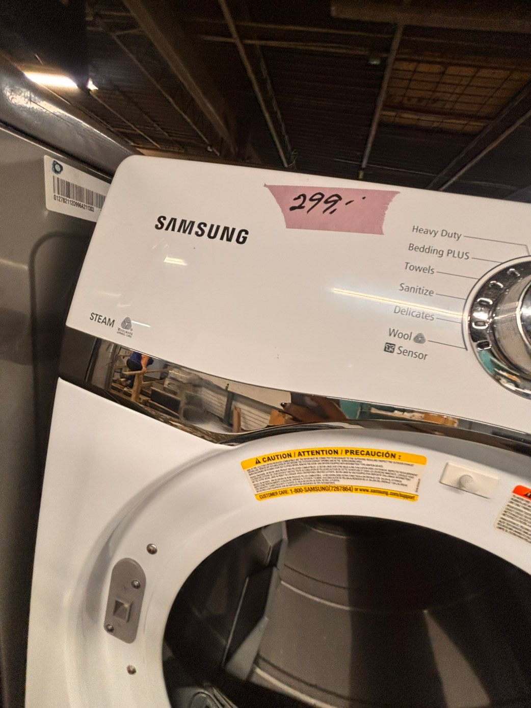 SALE🔥SAMSUNG front load washer large capacity & dryer set electric 220v front load stackable or side by side - in white #WS3RTSET