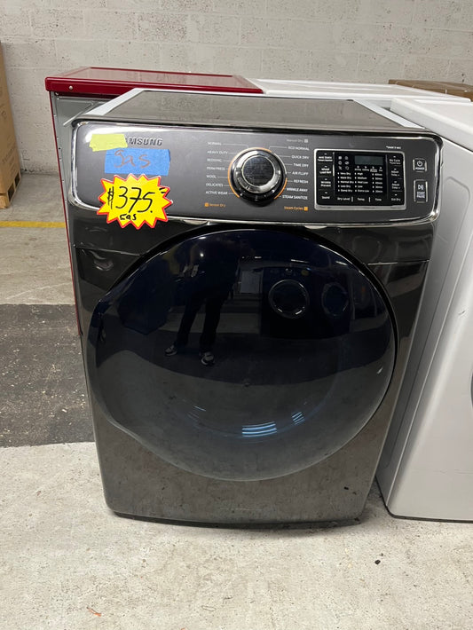 -Samsung front load stackable Gas  dryer black #DG22B