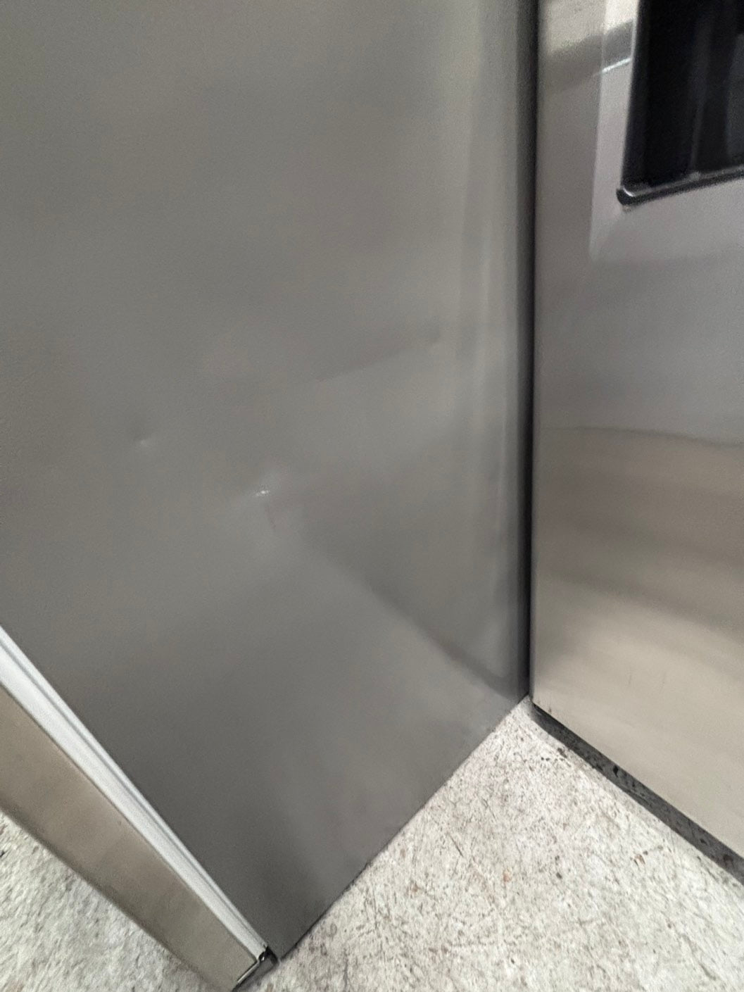 >*36” x 69h GE side by side Refrigerator and freezer stainless steel w/ice water dispenser 36” #SBS36ZB