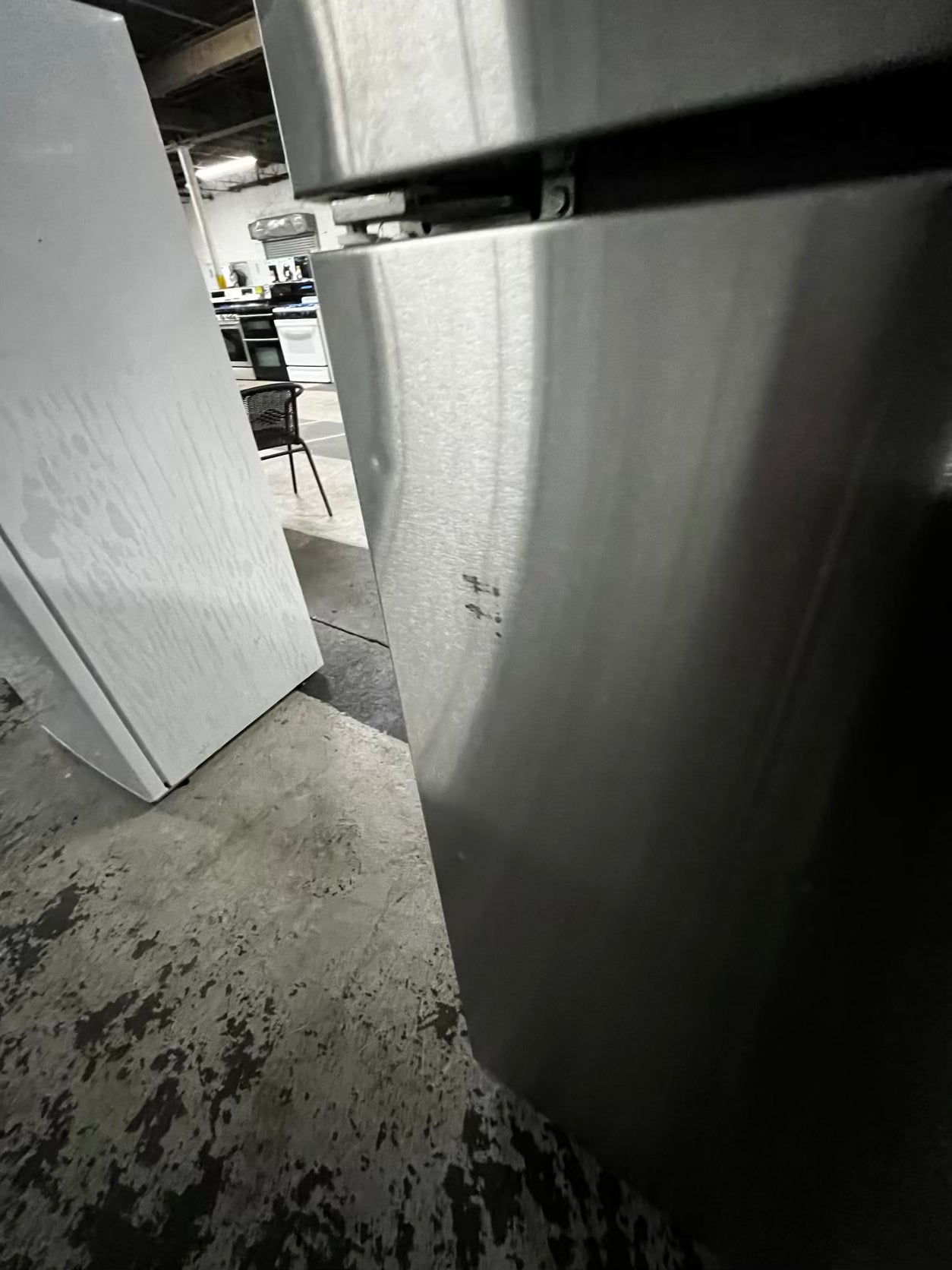 🎄Holiday Sale 🎁” Whirlpool top freezer refrigerator stainless steel  used refurbished 30’ #RF347T9B