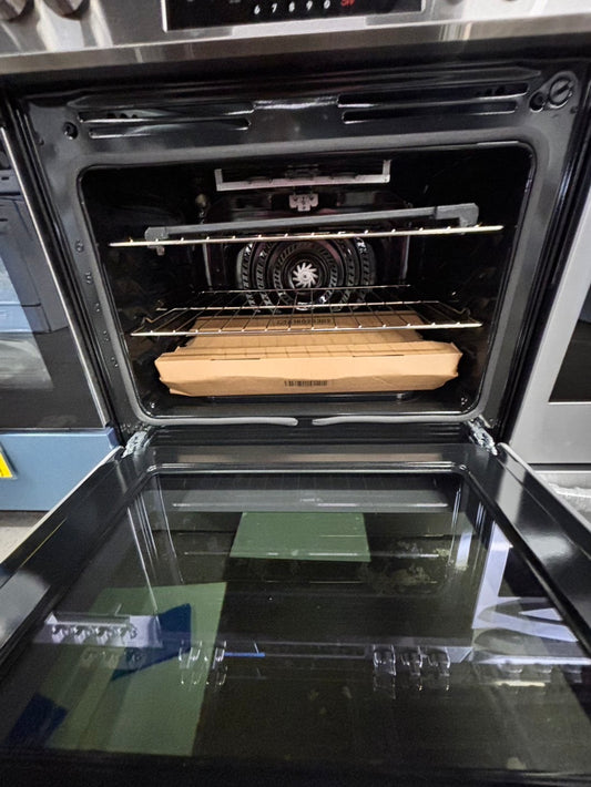 >new scratch & dent open box 📦 Frigidaire gallery stainless steel slide-in Airfry convection oven ,bake broil steam clean ,30” #FGG45ZB