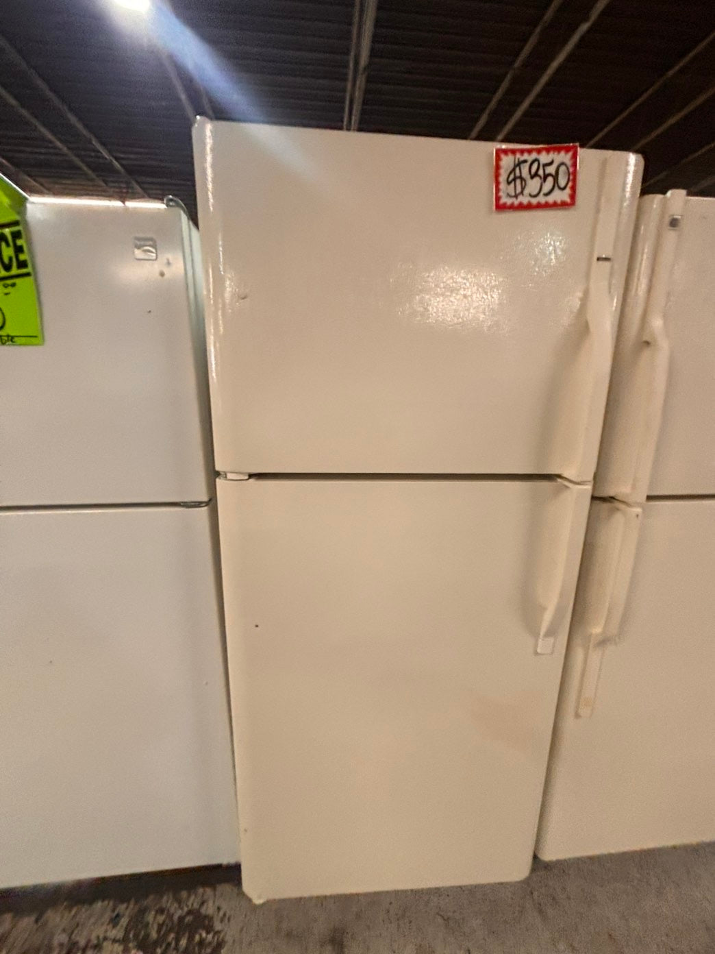 >*kenmore   top freezer refrigerator stainless steel used-refurbished 30"x 681/2h #RF21ZAB