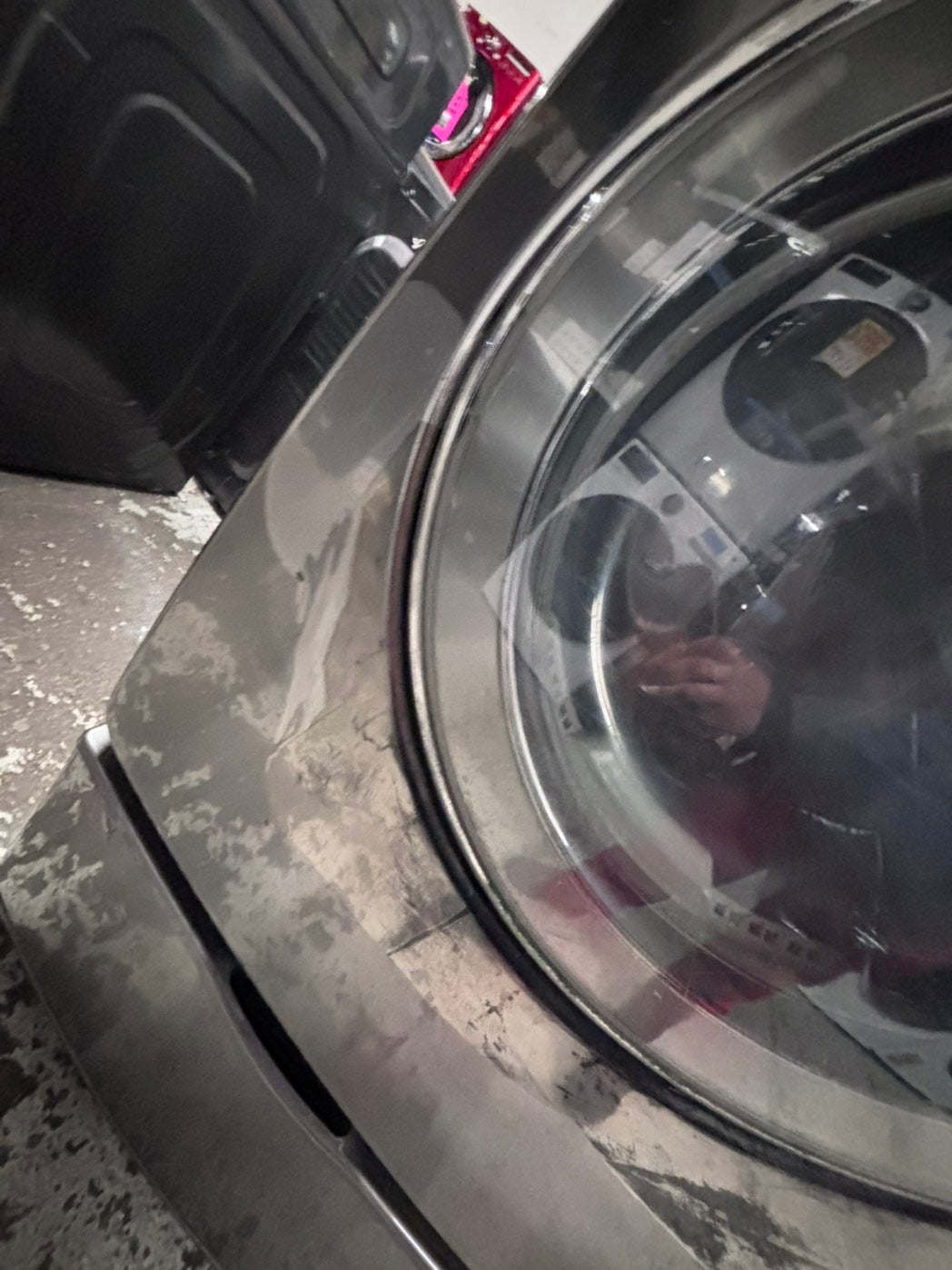 Special🔥Samsung GAS Dryer front load w/pedestal extra storage 27" in  used -Refurbished.  #GDSD3JL