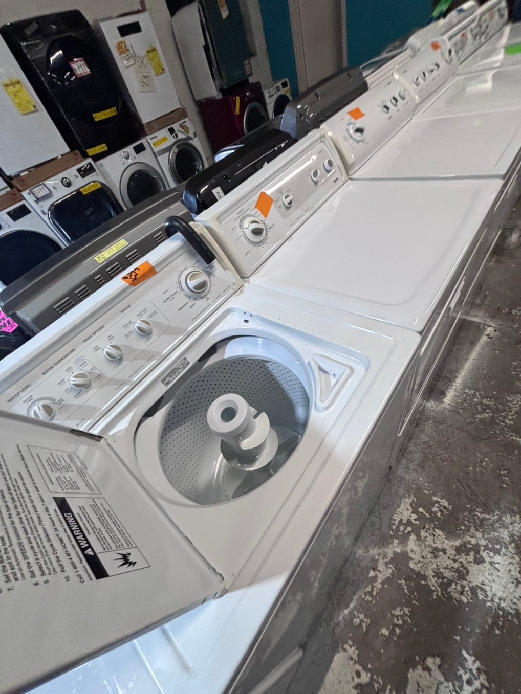 }sale 🔥🔥KENKORE  top load washer with agitator & electric dryer 220v  set   top load side by side working 💯  with warranty top load side by side #SKR62YB