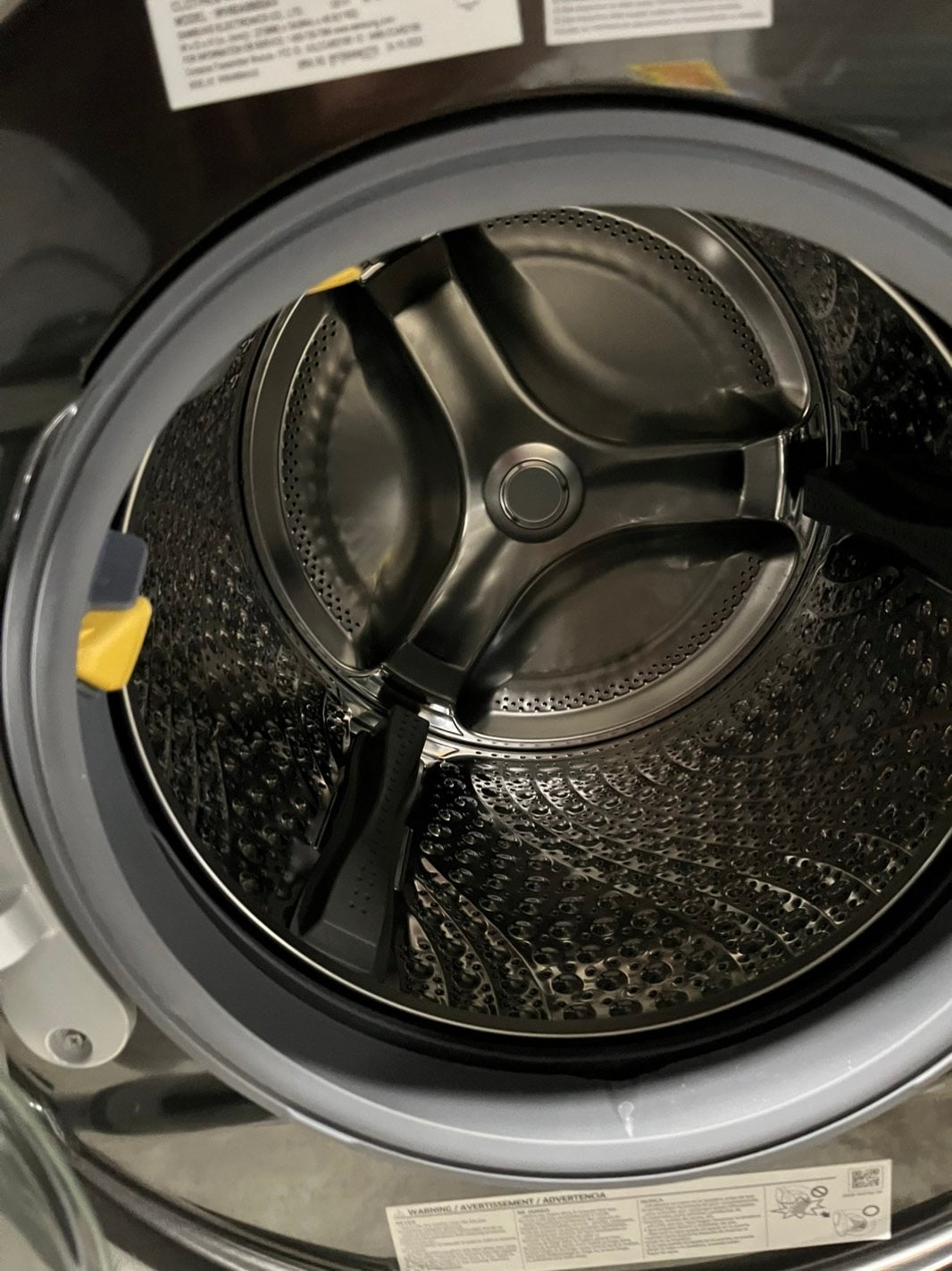Samsung 6.0 cu. ft. Brushed Black Smart Dial Washer W/ FLEX Wash WV60A9900AV   & 7.5 cu. ft. Smart Electric Dryer with FlexDry™ in Black Stainless Steel side by side Mix and Match SET 27 wide #EDBL10B