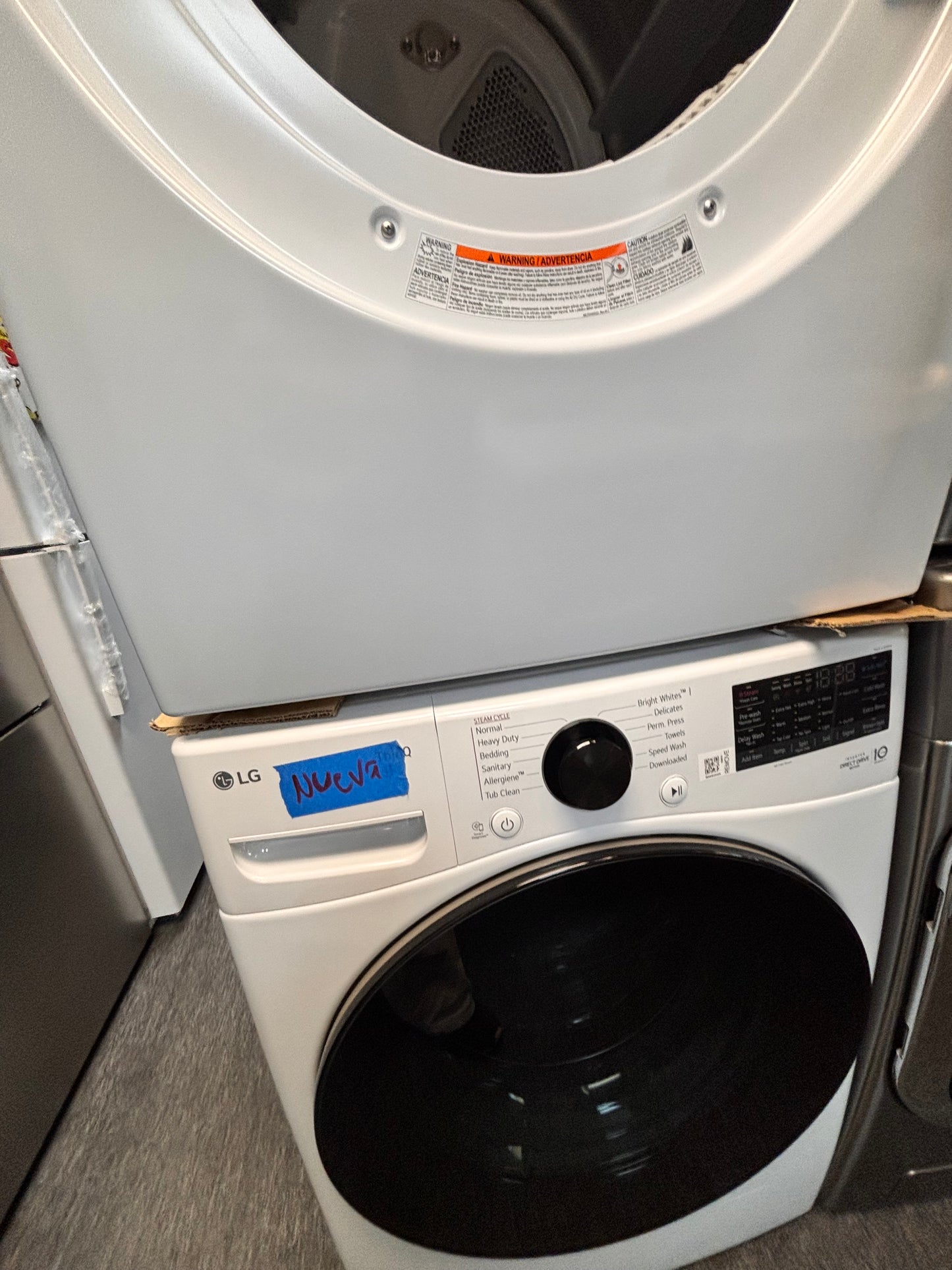 >Open Box 📦 Scratch & Dent 4.5 cu. ft. Ultra Large Capacity Front Load Washer - White
 & 7.4 cu. ft. Large Capacity Front Load Electric Dryer - White Set / stock number #WD737CB