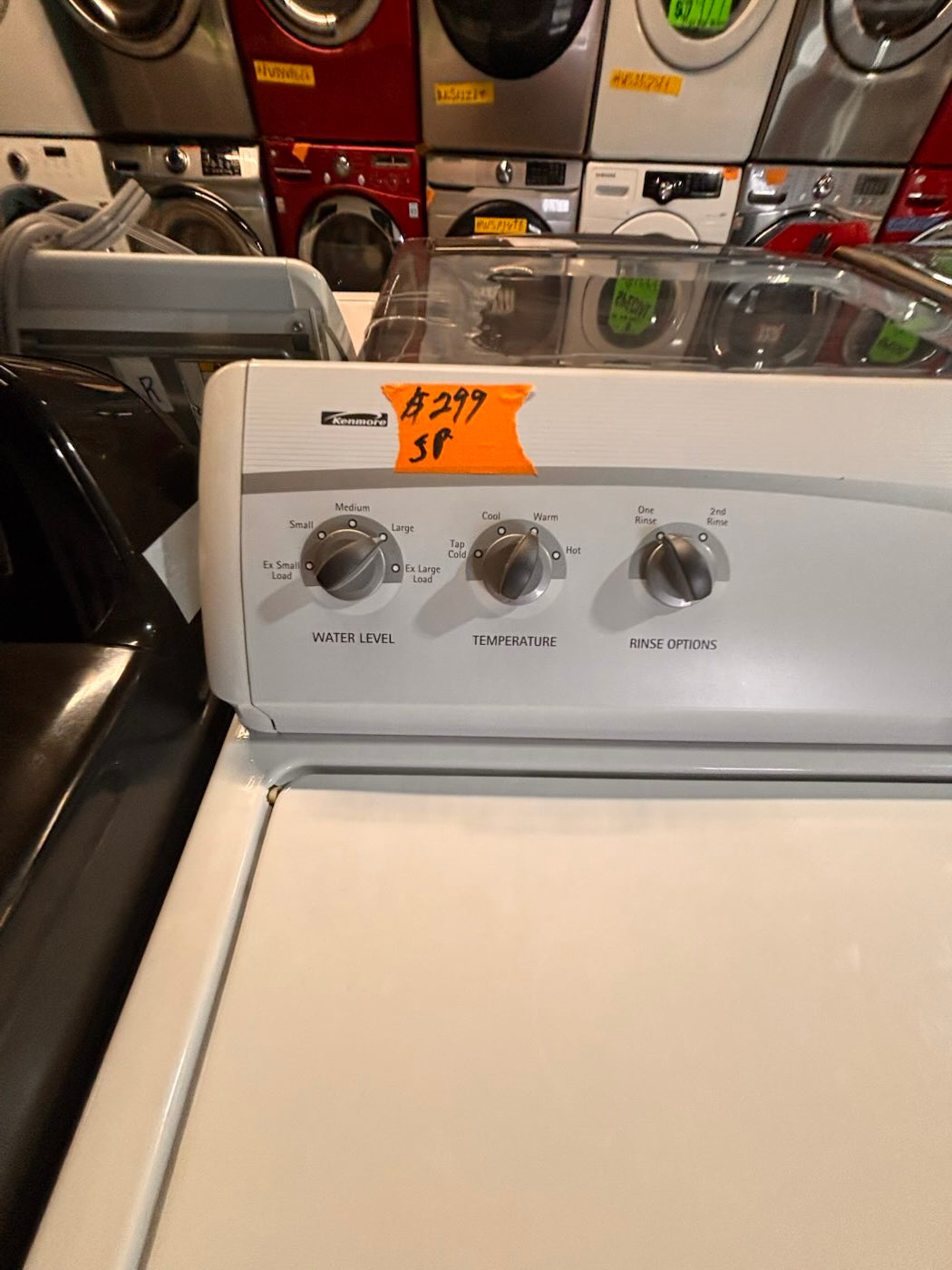 }}sale💥Kenmore top load washer with agitator & electric dryer 220v  set   top load side by side working 💯  with warranty top load side by side #KEM441BSET