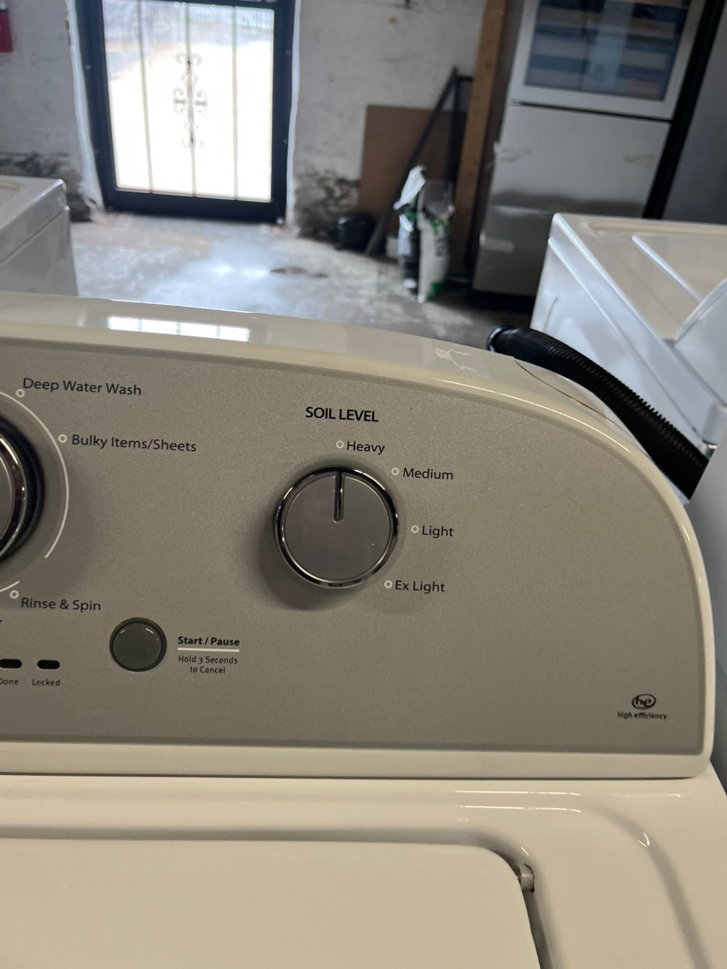 Whirlpool Top load washing machine w agitator 27" used-Refurbished #WHPT26B