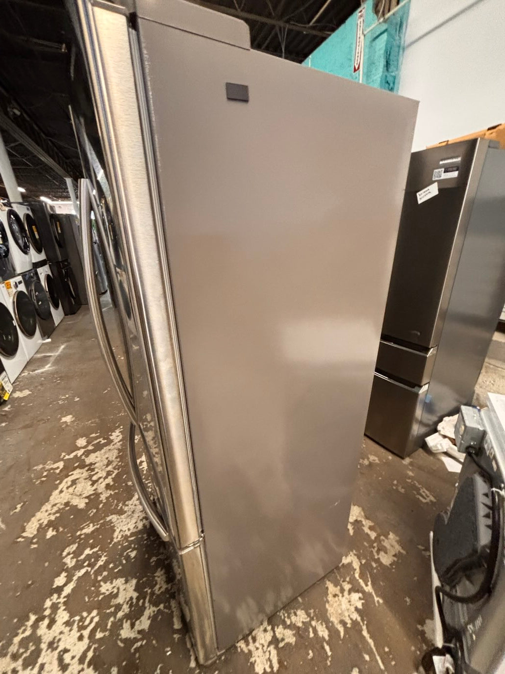 }} SPECIAL 🔥Samsung 36”x 68”1/2 H French door Refrigerator counter depth  24.1/2 depth , stainless steel w/ ice water dispenser , good  condition 36" used-refurbished #SJFDD24B