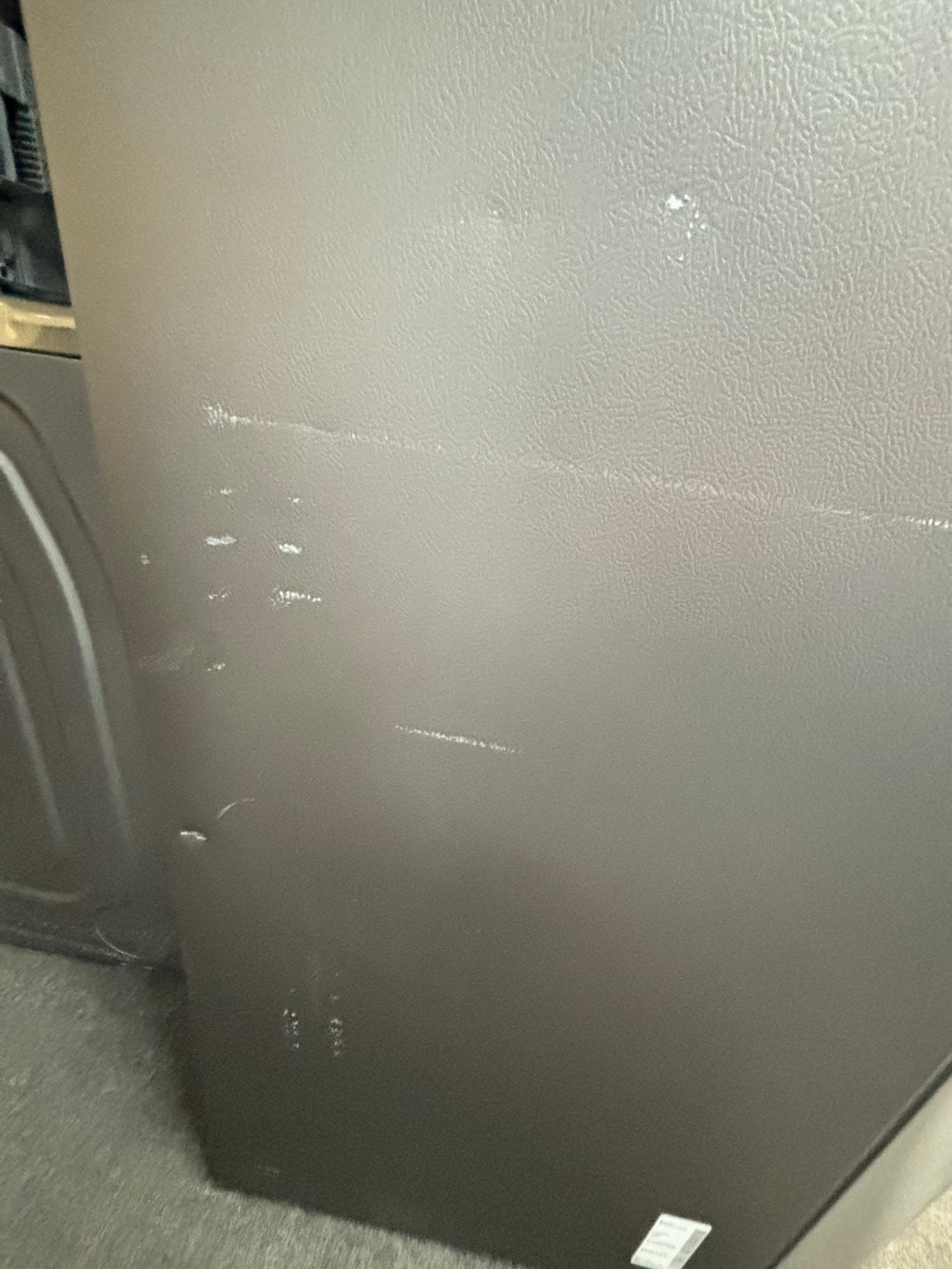 * Samsung French door Refrigerator stainless steel w/ ice water dispenser 36" counter-depth  #RF60CL