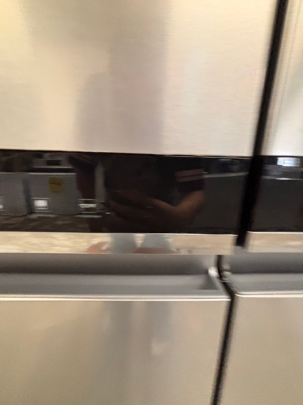 >special🎈New open box 📦 costumer return whirlpool- 23 cu. ft. Counter depth 19.4 cu. ft. Counter Depth French Door Refrigerator in Fingerprint Resistant .. #RWVYY41B