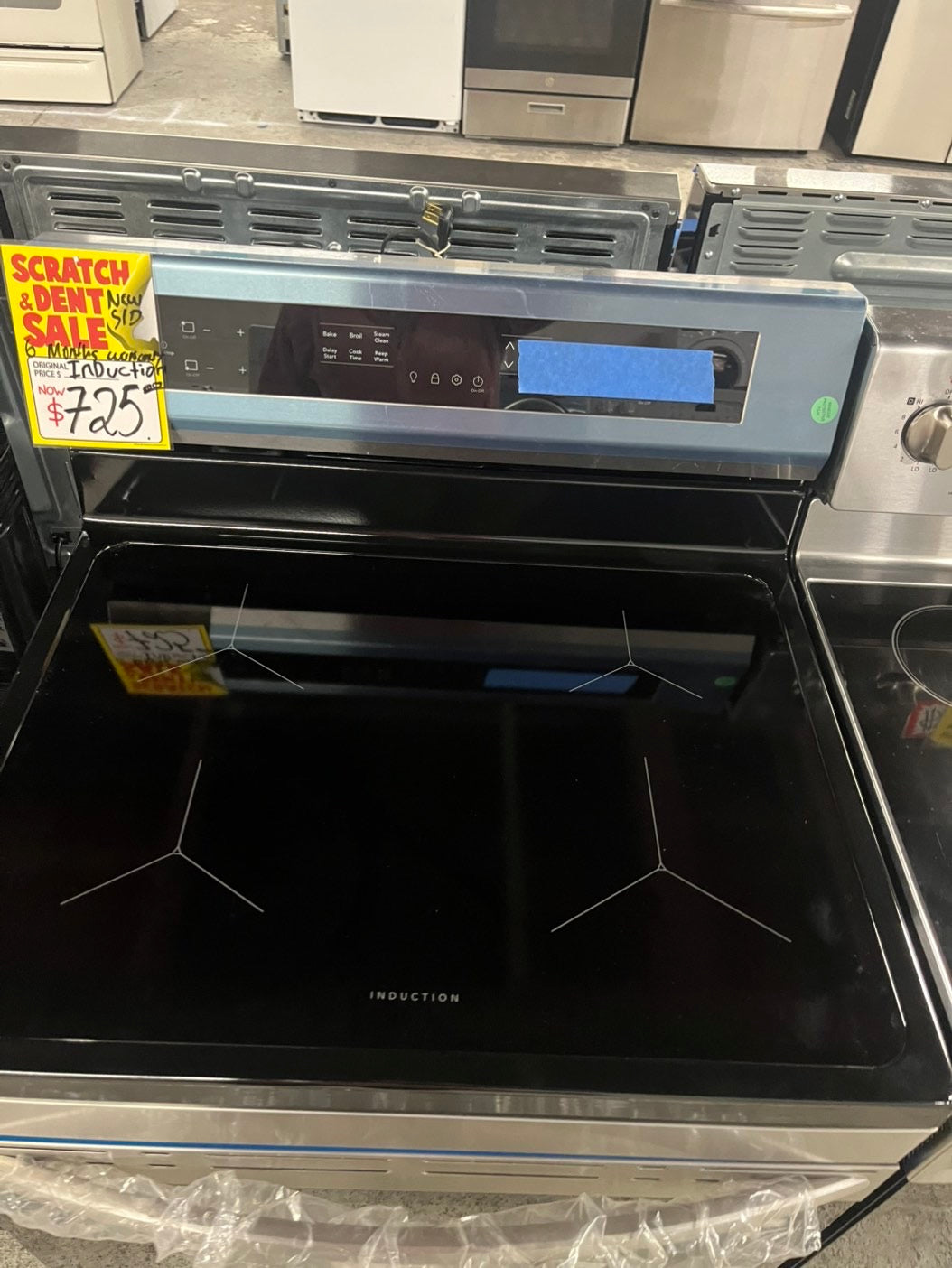 New scratch&Dent Frigidaire Induction electric stove stainless steel 30”  #FGMA23B