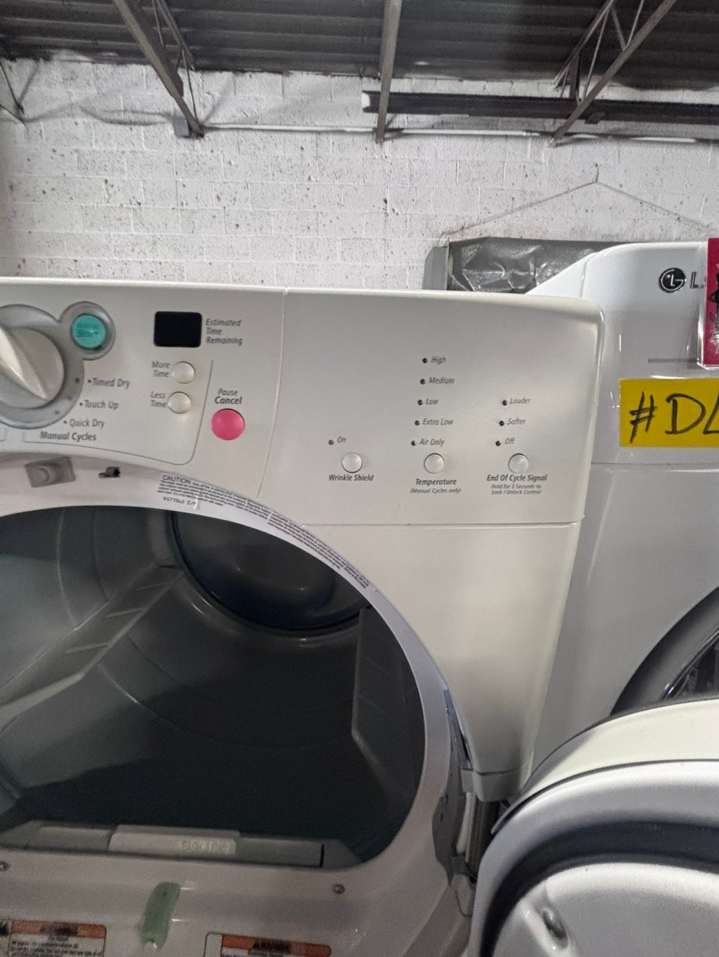 >*sale🔥whirlpool front load stackable electric 220v dryer in white  color used-refurbished 27" #DS999NB