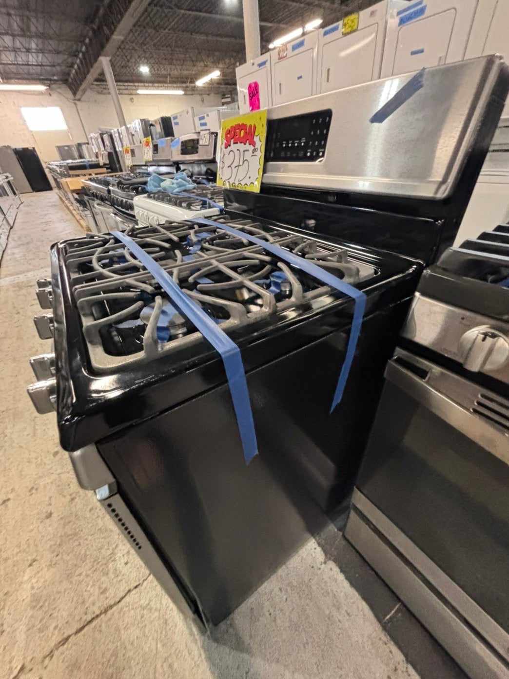 >>special🔥frigidaire range 5 burner convection oven bake ,broil Hi/Lo self clean in stainless steel used-Refurbished 30” #FCO66SB