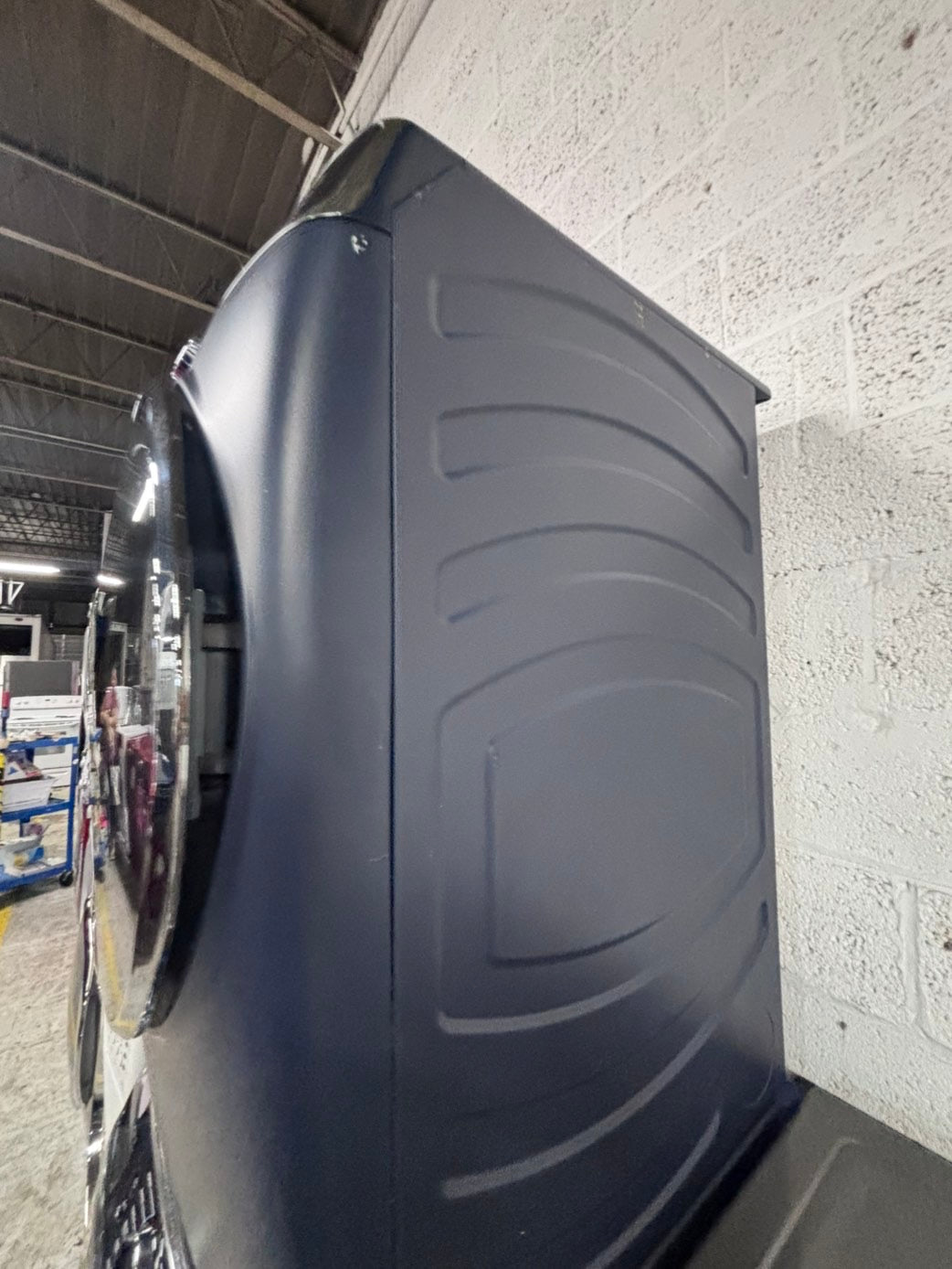 >*GE ENERGY STAR 4.8 Cu. Ft. Capacity Smart Front Load Washer with UltraFresh Vent System with OdorBlock and electric dryer set ,28” stackable or side by side  used-refurbished  #FWRA46BSET