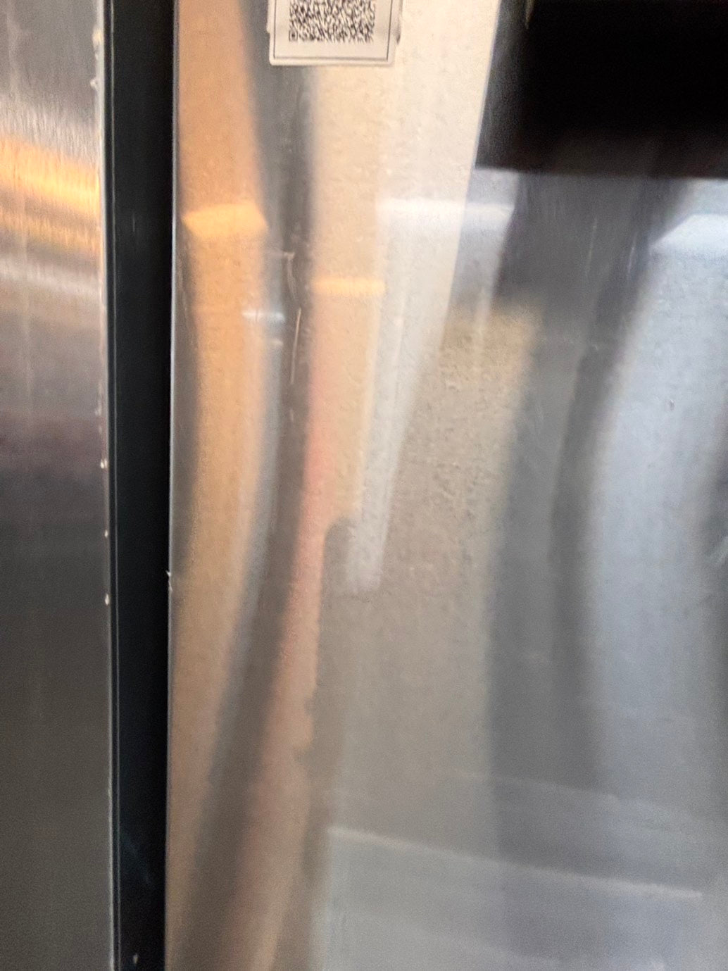 >Special 🎈3pc. Combo new open box  -french door 4-doors refrigerator GE 36” w/ice maker & water dispenser inside ,costumer return gas range five burners Airfry  & new open box over the range microwave GE #RFGAX3PC