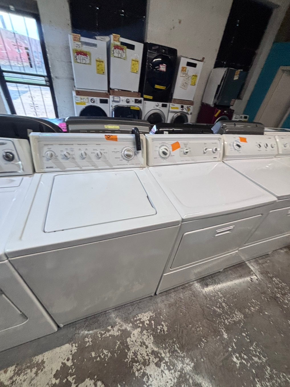 }sale 🔥🔥KENKORE  top load washer with agitator & electric dryer 220v  set   top load side by side working 💯  with warranty top load side by side #SKR62YB