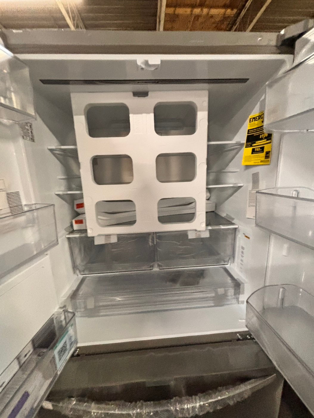 >special🎈LG New open box 📦 Refrigerator with ice maker & water dispenser - Stainless Steel #RFLG14DB