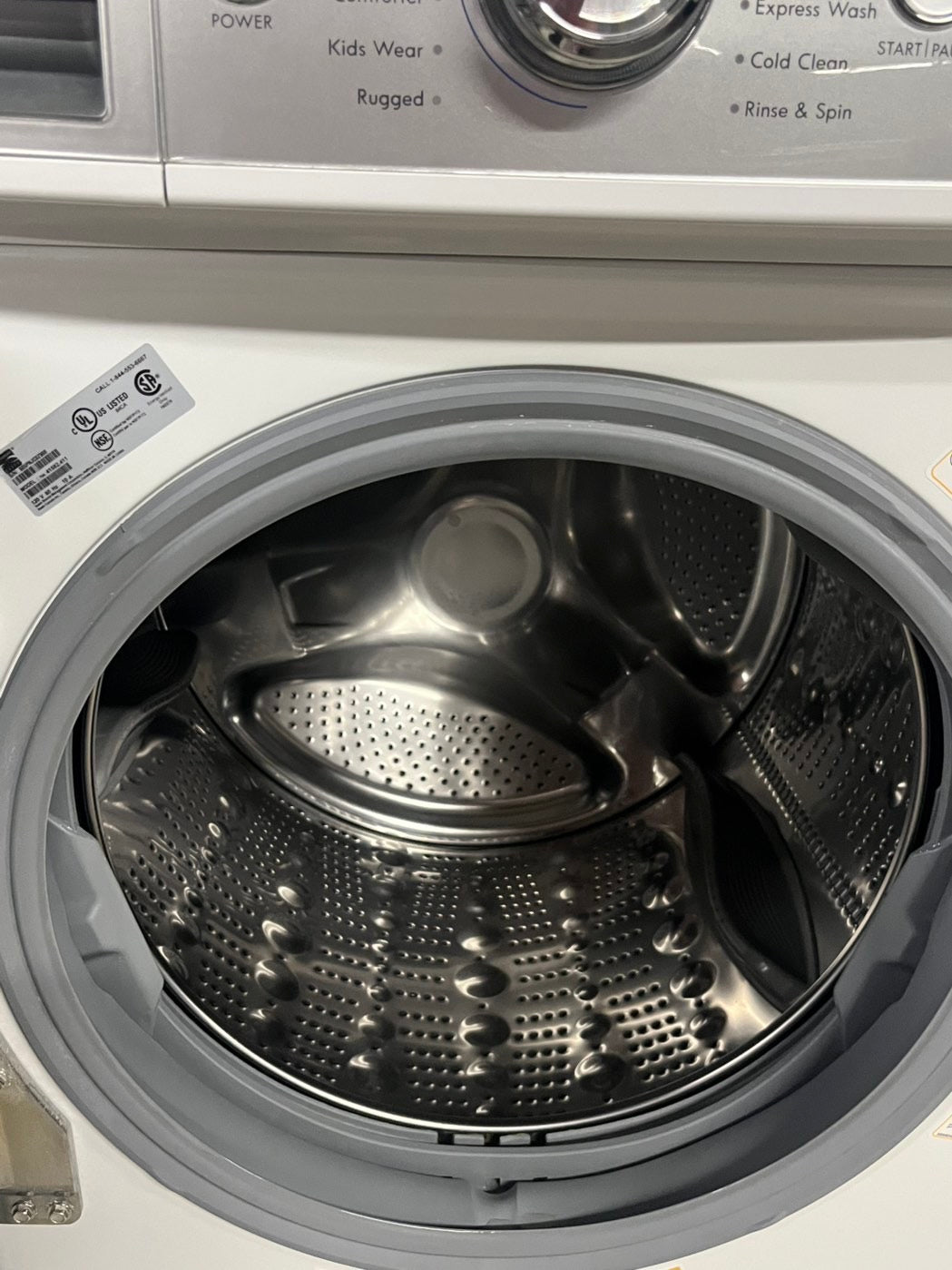 KENMORE front load washer and electric dryer set  stackable or side by side in white refurbished #KMFH23BB
