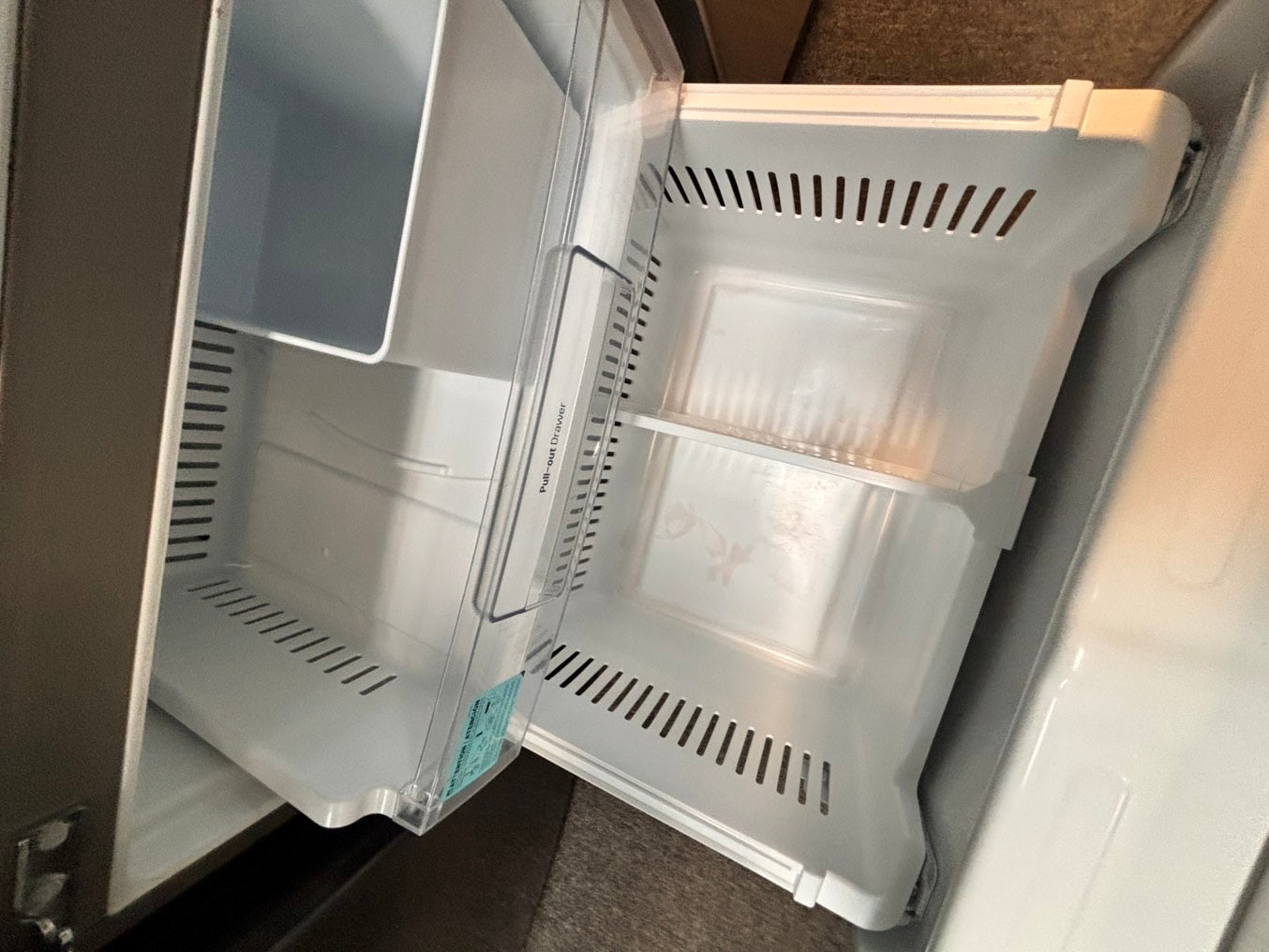> LG 30” wide French Door Refrigerator in Stainless Steel with ice maker inside used-refurbished # RF33D2BB