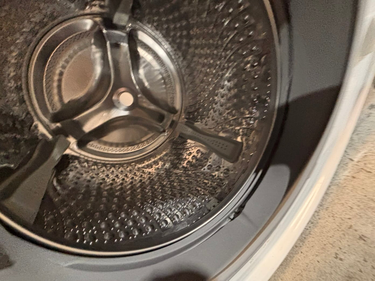 }} Samsung add-wash washer large capacity& electric dryer steam set front load stackable or side by side white  27” in used-Refurbished working 💯 with warranty  #SFH375ET