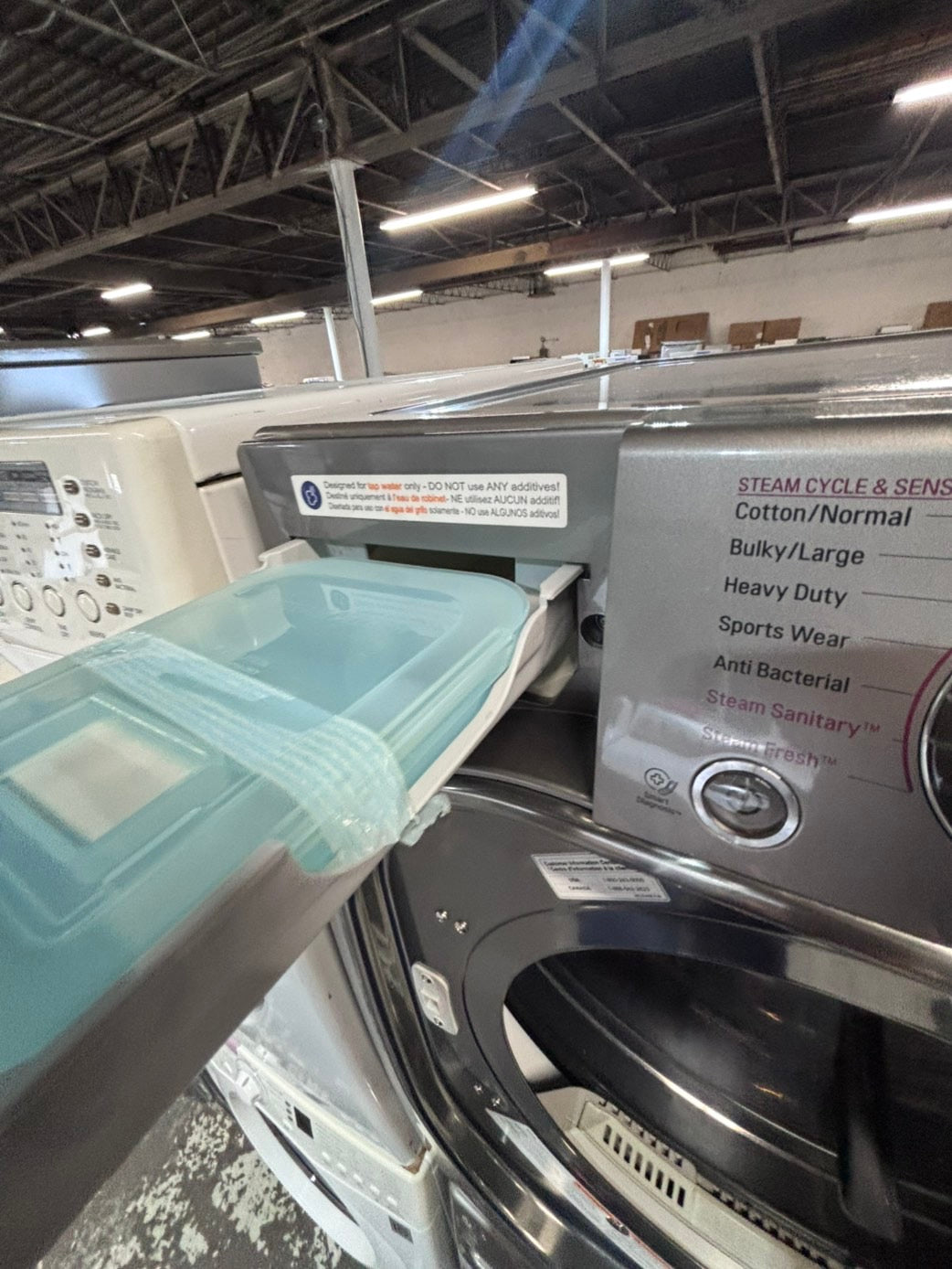 >* July 4th special 🇺🇸LG washer & dryer mix & match steam  set electric 220v front load stackable or side by side - sensor dry in gray  #WED89SET