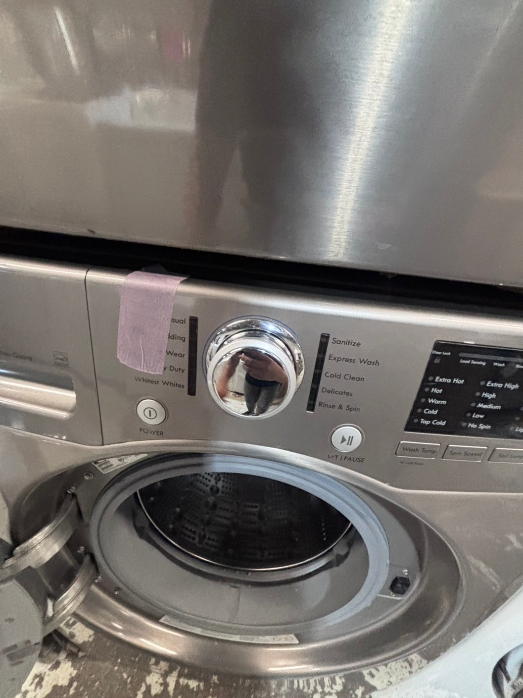 >*early July 4th special 🇺🇸kenmore washer & dryer set electric 220v front load stackable or side by side - sensor dry in gray color #GSS2BSET