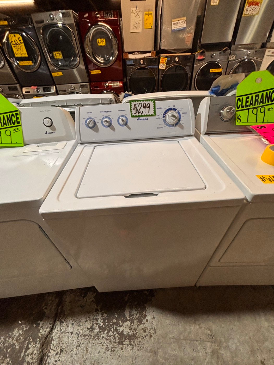 >*sale🎈Amana heavy duty Top load washing machine w agitator 27" in good condition,used-Refurbished #TAW126B