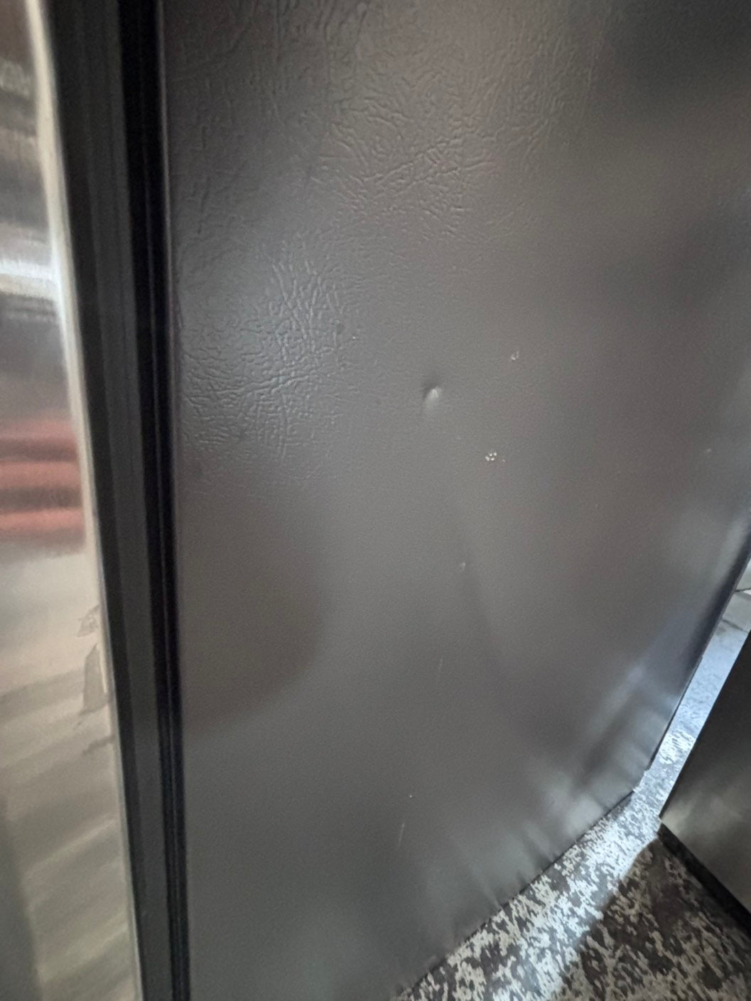 >*36” x 69h GE side by side Refrigerator and freezer stainless steel w/ice water dispenser 36” #AR29A3B