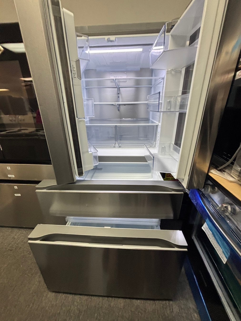 >special🎈LG New open box 📦 Refrigerator instaview with ice maker & water dispenser - Stainless Steel  #RZ33USL