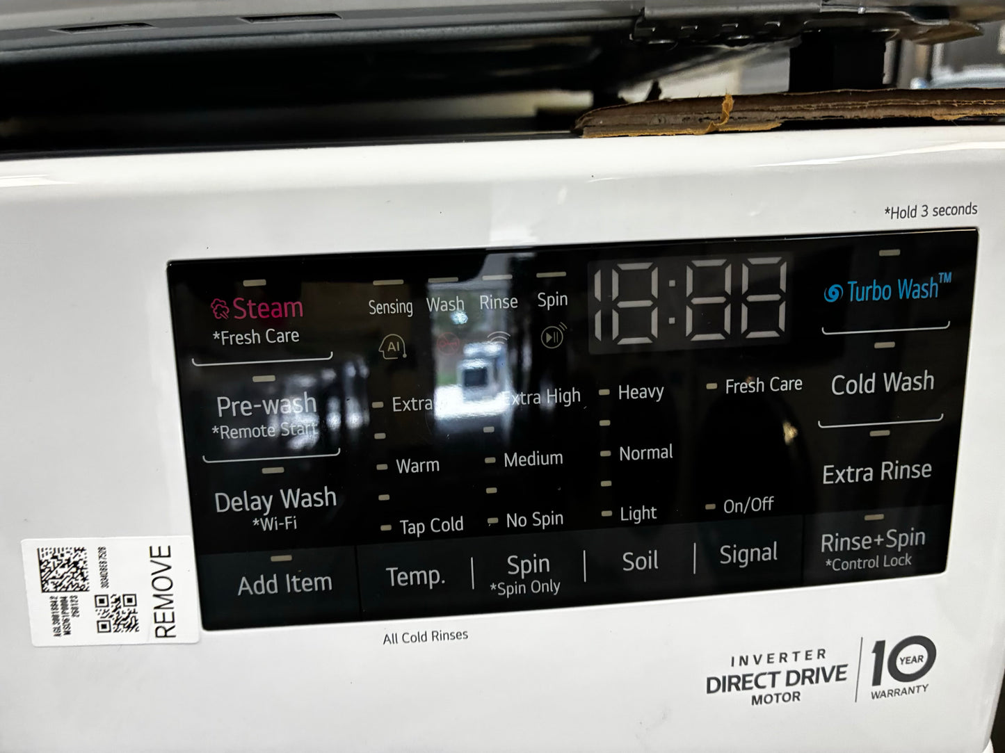 LG new Open Box 📦 Scratch & dent mix & match 4.5 cu. ft.  Large Capacity Front Load Washer -& 7.4 cu. ft. Large Capacity Front Load Electric Dryer - White mix & match Set / stock number #WDE774A3