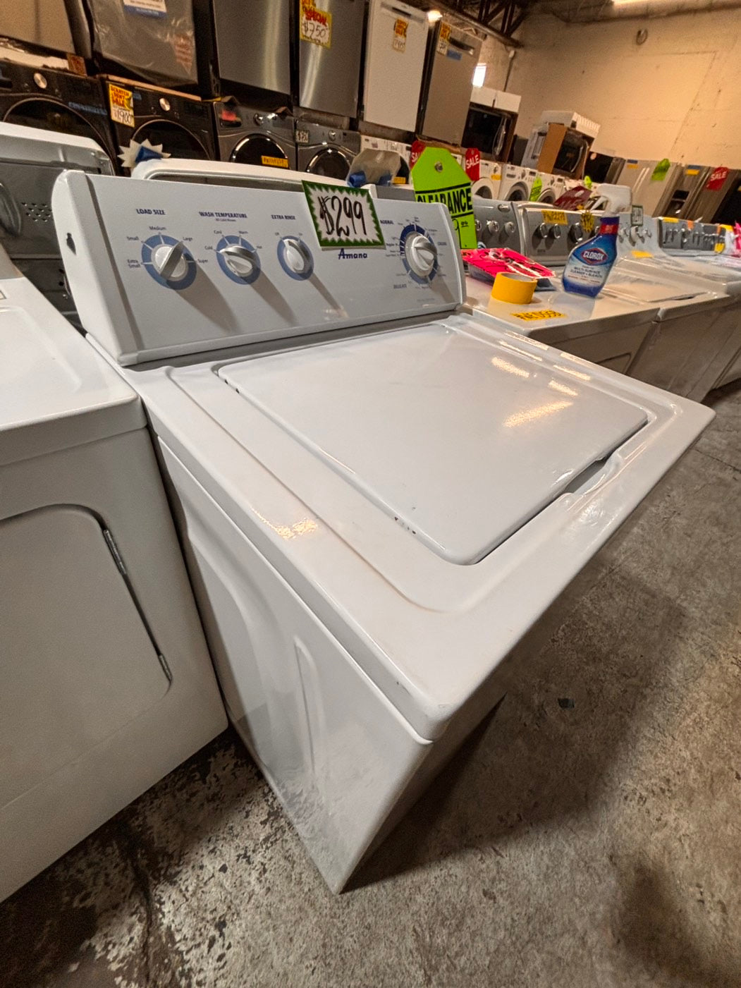 >*sale🎈Amana heavy duty Top load washing machine w agitator 27" in good condition,used-Refurbished #TAW126B