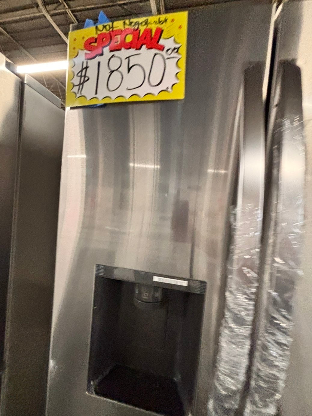 >special🎈New open box LG -French Door Smart Refrigerator with ice maker & water dispenser - Stainless Steel #RFLG33YB